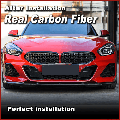 For BMW Z4 G29 M40i M-Sport 2019-2024 REAL CARBON Front Bumper Lip Chin Spoiler - Picture 2 of 8