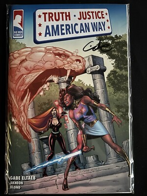 TRUTH JUSTICE AMERICAN WAY - gabe eltaeb - Cover C