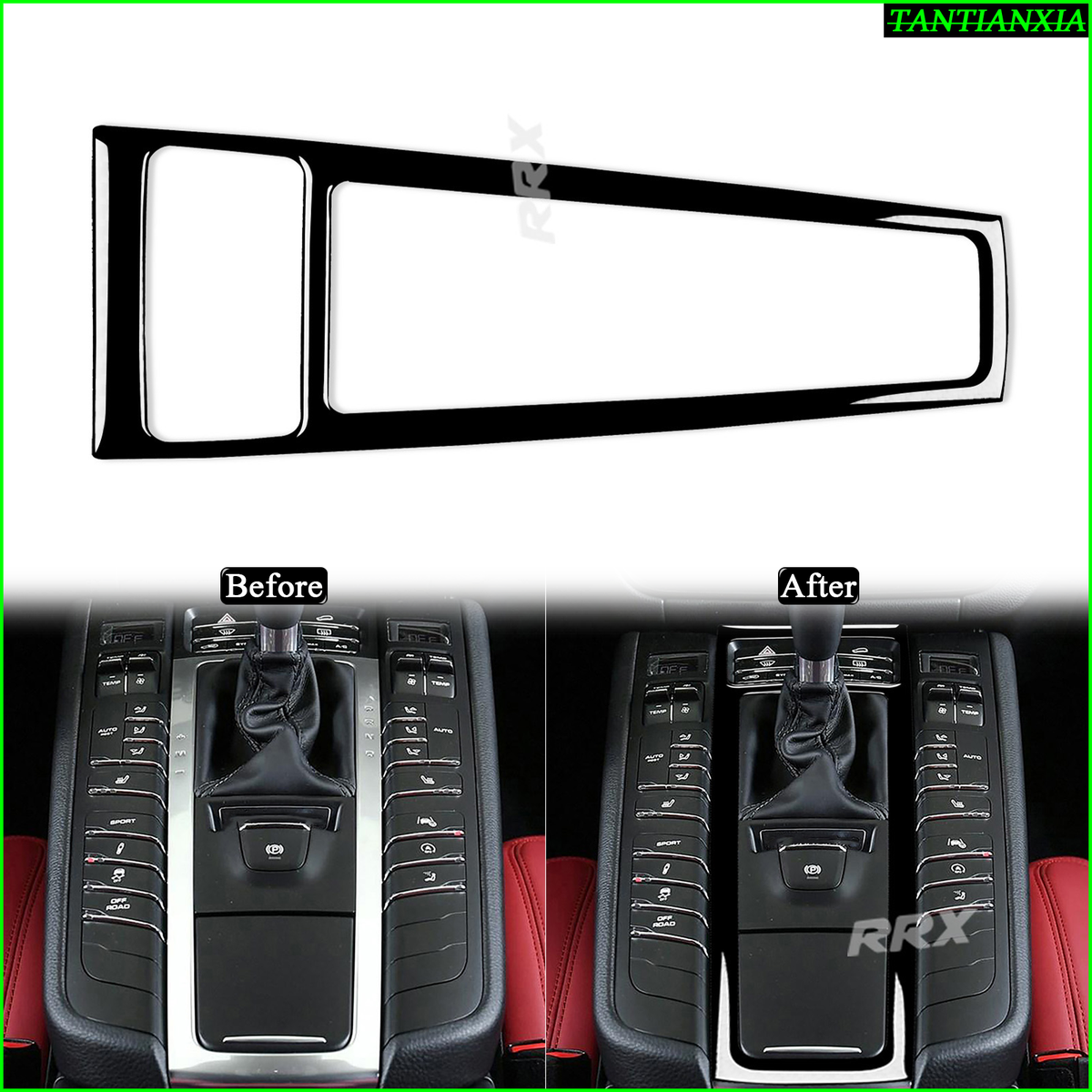 Kit 4 Organizer Per Porte Porsche Macan 2014-2024: Inserti Portaoggetti In ABS, Protezione Interni, Colore Nero