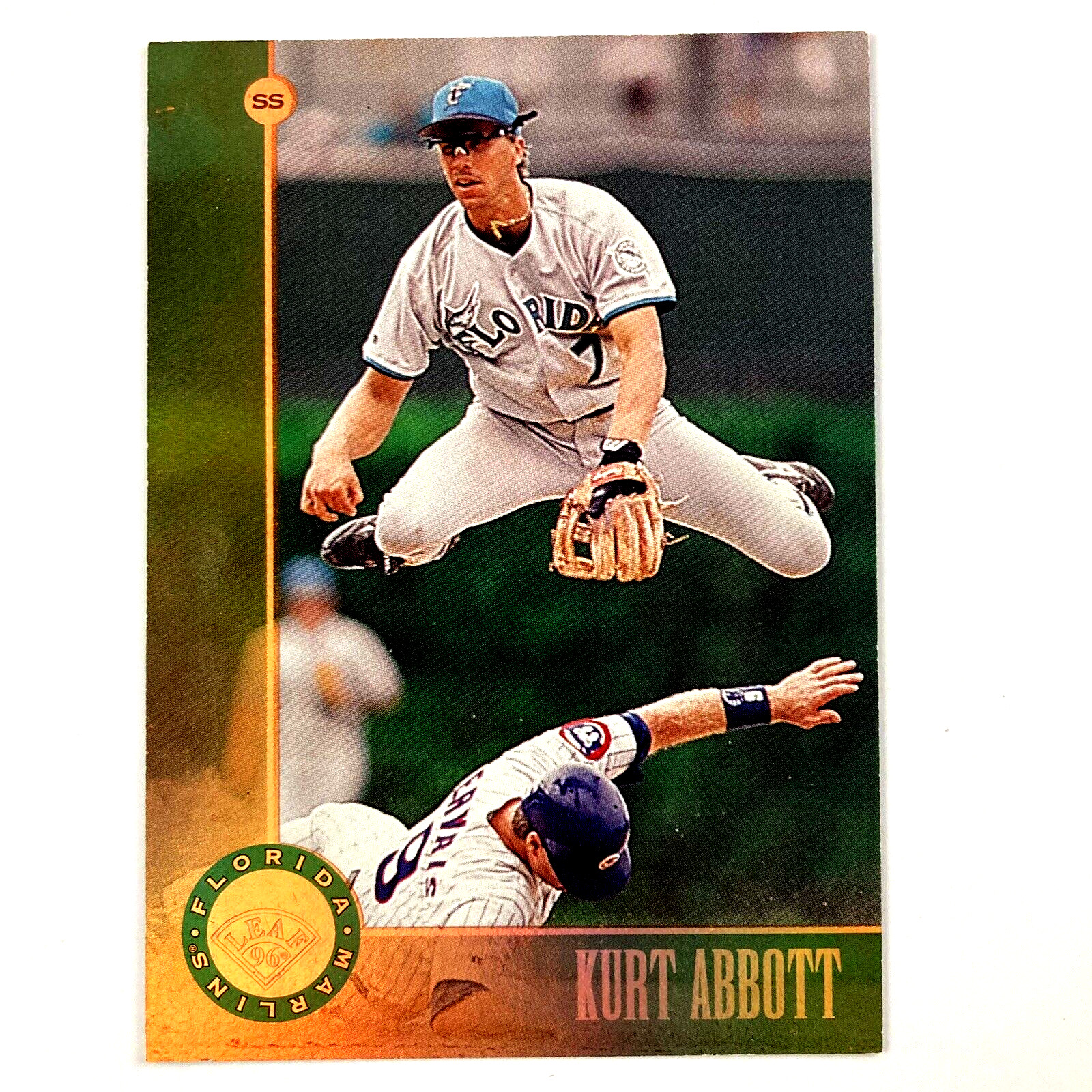 Kurt Abbott 1996 Leaf Bronze Press Proof #164 MLB Florida Marlins