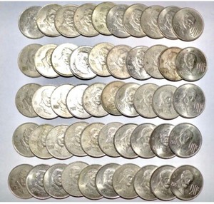 MEXICO lot M 20 CENTAVOS Madero world foreign Mexican brass 50 COINS