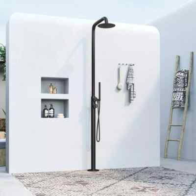 Signature Hardware Tinsley Freestanding Outdoor Shower Panel With Hand Sh,,,,,,,