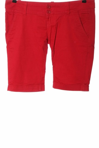 BERSHKA Bermuda rosso stile casual Donna Taglia IT 42 Pantalone | eBay