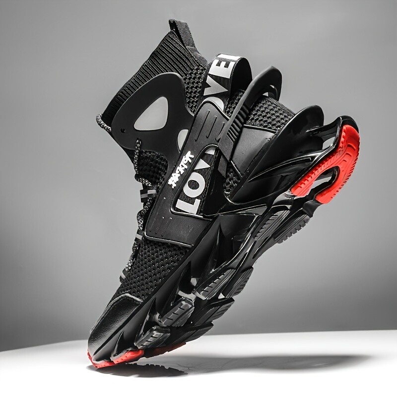 Breathable, Shockabsorbing Hightop Running Shoes, Lightweight Non