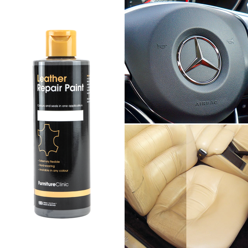 Leather Paint For MERCEDES Car Seats ALL IN ONE Repair Paint Dye Colour