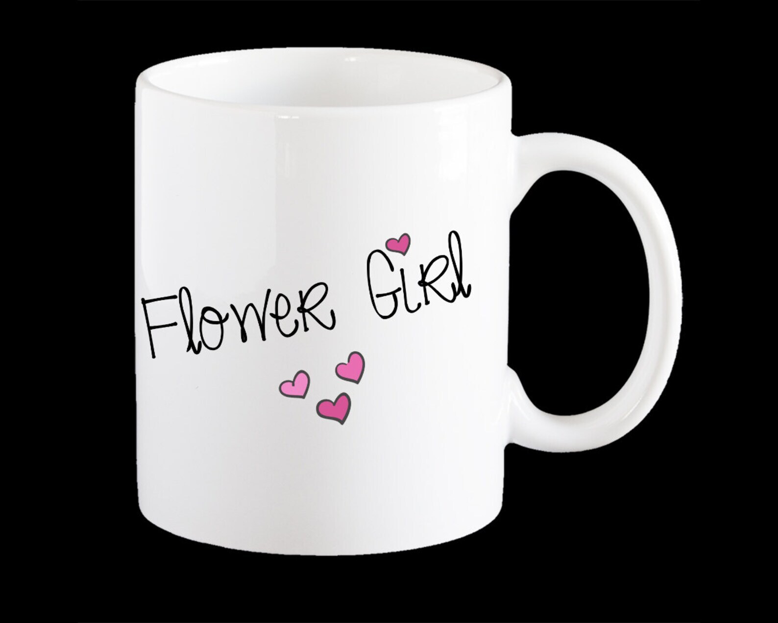 Personalised Flower Girl Coffee Mug Wedding Mug Team Bride Flower Girl Coffee