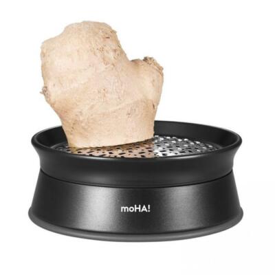 moHA! of Switzerland Ginger Grater with Bottom Lid