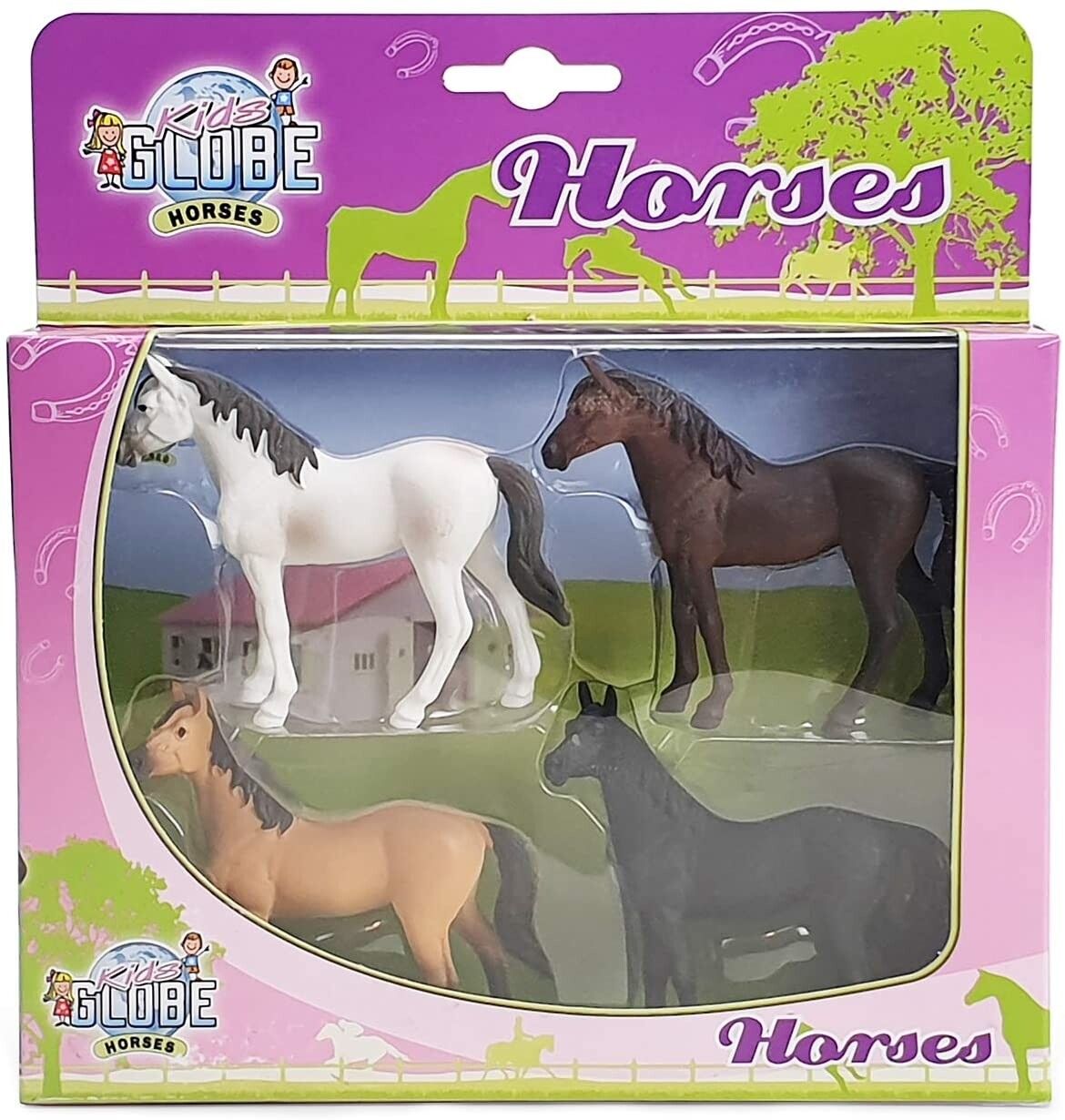 KIDS GLOBE - 4 cavalli - 1/32 - KID640085