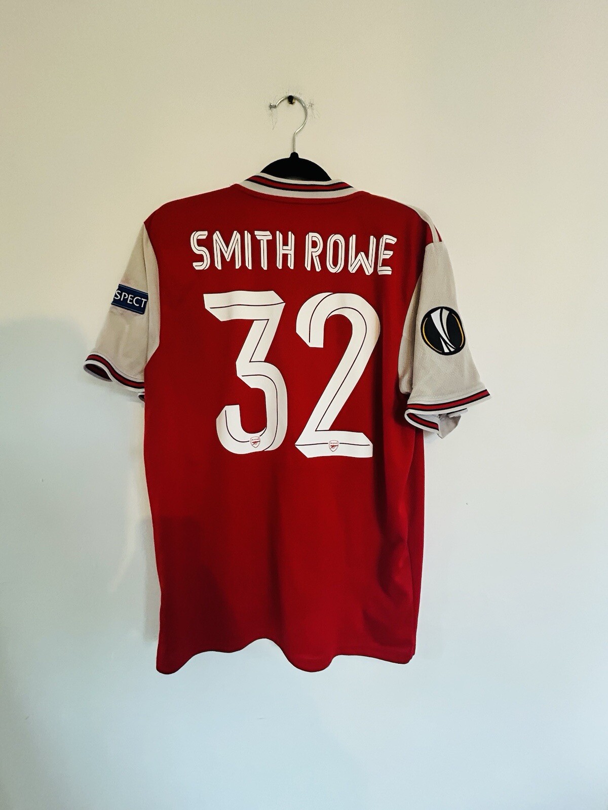 FILA Maglia calcio SMITH ROWE 32 Arsenal uomo L Adidas Europa League 2019 20