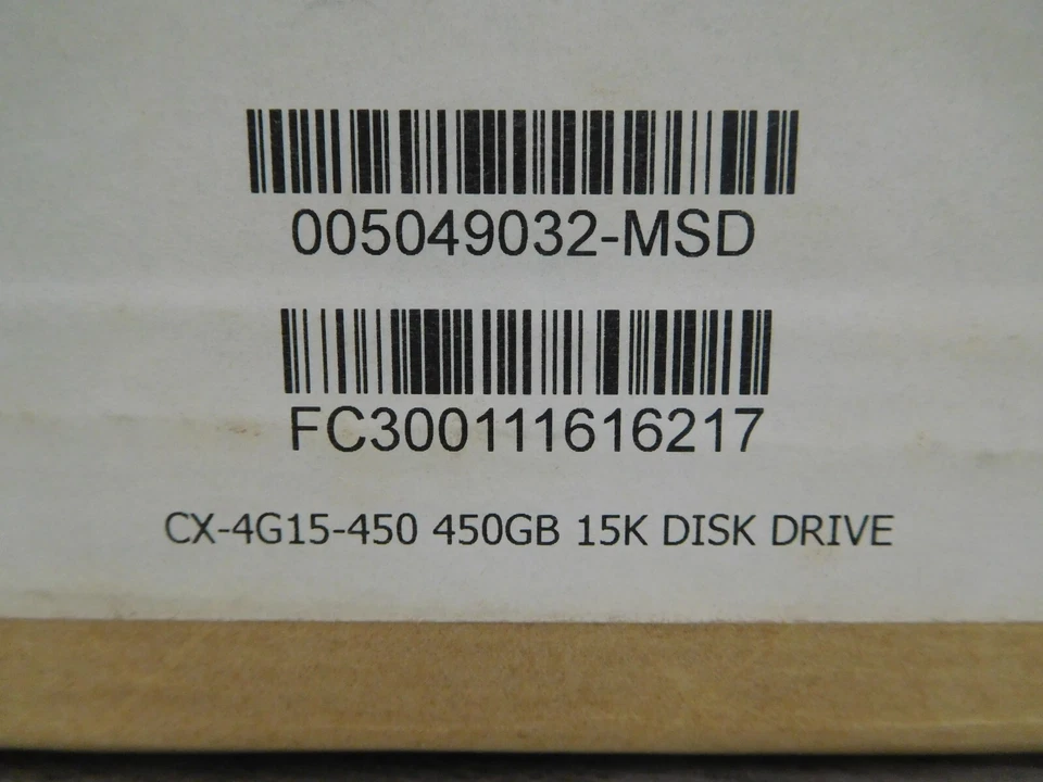 NEW SEALED EMC CX-4G15-450 005049032 450GB 15K 3.5 FC SAS Disk Drive HDD - Image 2 of 4