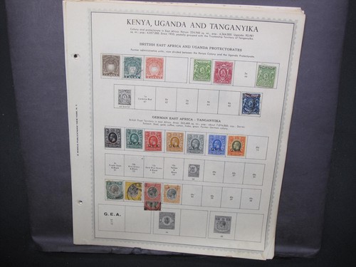 British KUT Collection On Minkus Album Pages 1903 To 1979