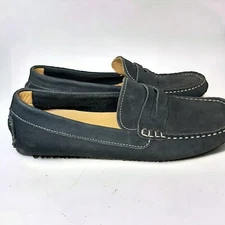 Tucker + Tate Navy Moccassins Suede Loafers EU Sz 38 (US Size 6 Mens 7.5  Womens