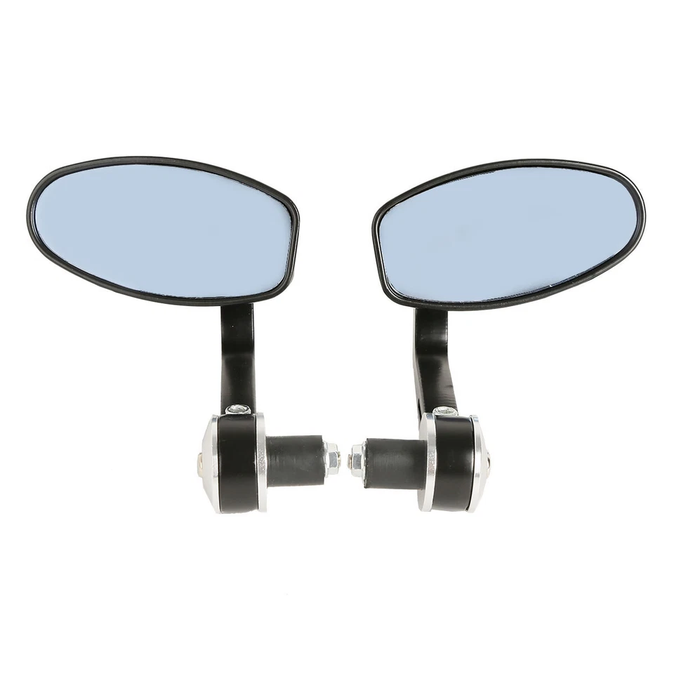 Universal Motorcycle 7/8" Handle Bar End Mirrors Fit For Honda Yamaha Suzuki BMW — 第 4/4 张图片