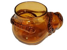 Wayne Filan Art Glass Vase made in 1973- Octopus Caramel Sam Herman Ocean Sea