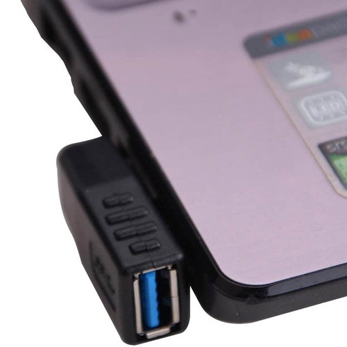 4X USB 3.0 Right+Left Angle Connector Type-A Male to Female 90 Degree Adapter - Picture 8 of 14