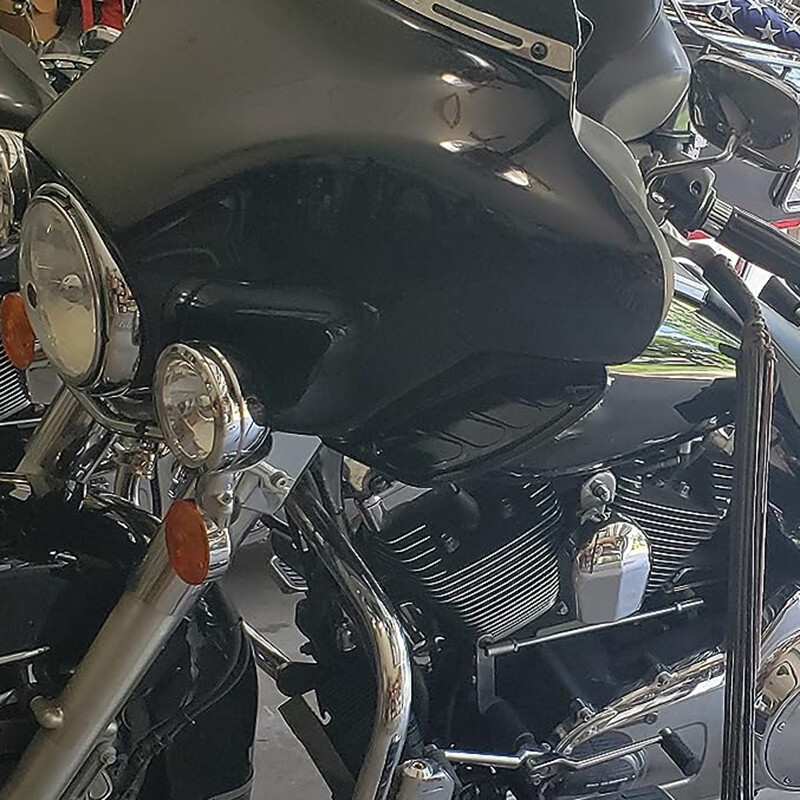 Adjustable Fairing Side Wind Air Deflector Fits For Touring Street