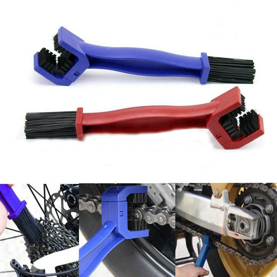 Limpiador de engranajes Motocicleta Bicicleta Cadena Cepillo de limpieza Herramientas portátiles Lavado Depurador Foto 2 de 4
