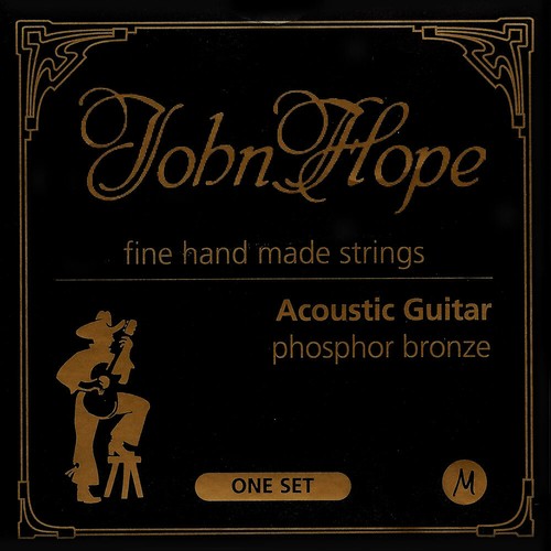 John Hope Super Acoustique Guitare Western Bronze Cordes Lot Guitare Strings Lot - Photo 1 sur 4