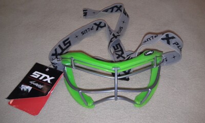 NEW STX 4Sight+ Lacrosse Goggle Womens Lizard Adult Age 13+ GL4+ Old Stock Green