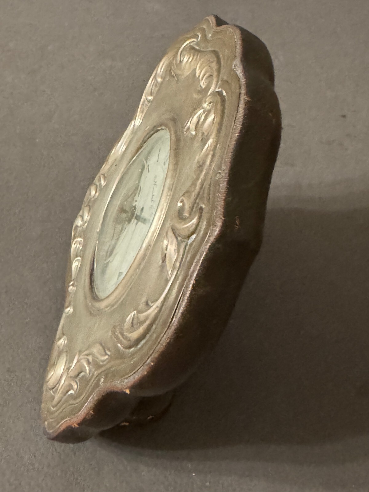 NORSTEL & C CLOCKS SHELF MANTLE DESK CLOCK 800 SILVER MASSIMO AVIOTTI VALENZA