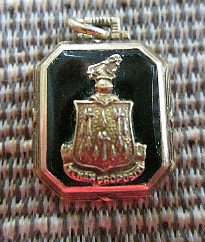 12 K Tenax Propositi/ Crest/ Fraternal/ Coat of Arms/ Circa 1938