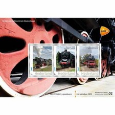Países Bajos 2021 -2 trenes Postex m/s mnh u