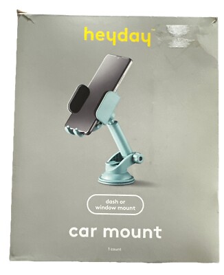 Heyday Car Mount Dash/Window Mount for Smartphones - Evergreen New