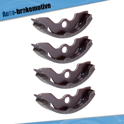 Front & Rear Brake Shoes Set (6 Pieces) For Honda TRX 250 TM/TMA Recon 1997-2011 – Reliable Stopping Power