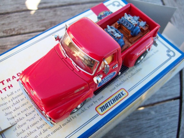 Matchbox 1953 Ford Genuine Parts Pickup Truck Diecast Mib With Coa