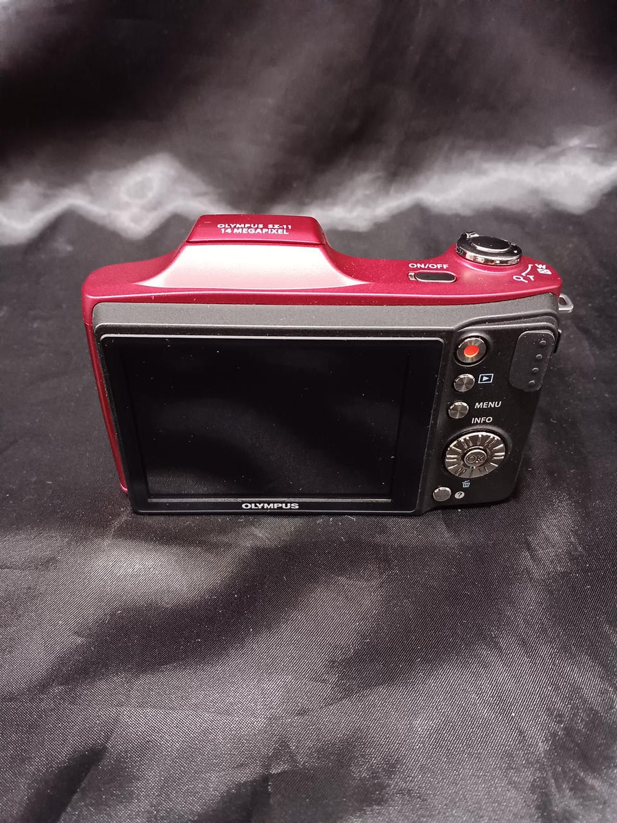 OLYMPUS SZ-11 14.0MP Compact Digital Camera - Red, mint