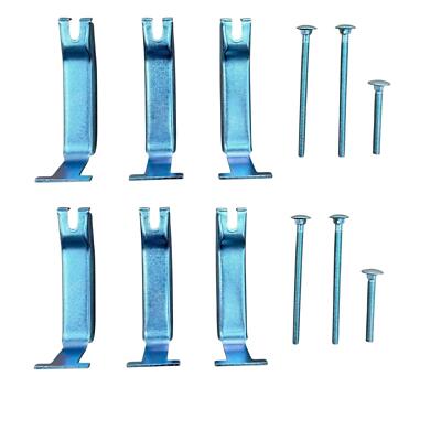 2x Montageset Befestigungskit Fahrradträger Montagekit für Stahlträger 50x30mm