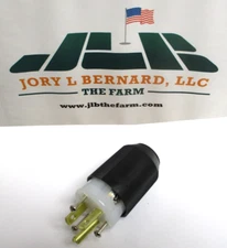 EATON ARROW HART , 5366N , AUTO GRIP PLUG , 2-P , 3-W , LOT OF 4 ,  SURPLUS