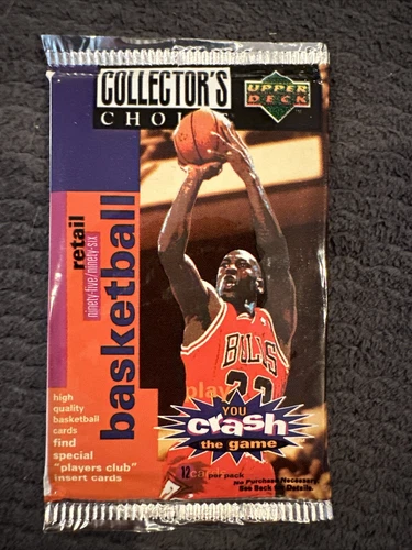 1995-96 UD Collectors Choice NBA Basketball Sealed Pack Jordan? 12 Card Pack