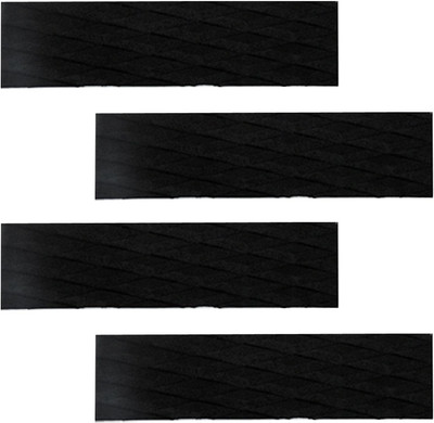 4pcs/Set Wellenreiter Footpad Surfboard Traction Pads Deck Pad, Schwarz