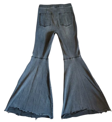 Free Pepople Just Float On Bell Bottom Jeans High Waist 28 28x32 Stretch - Bild 2 von 7