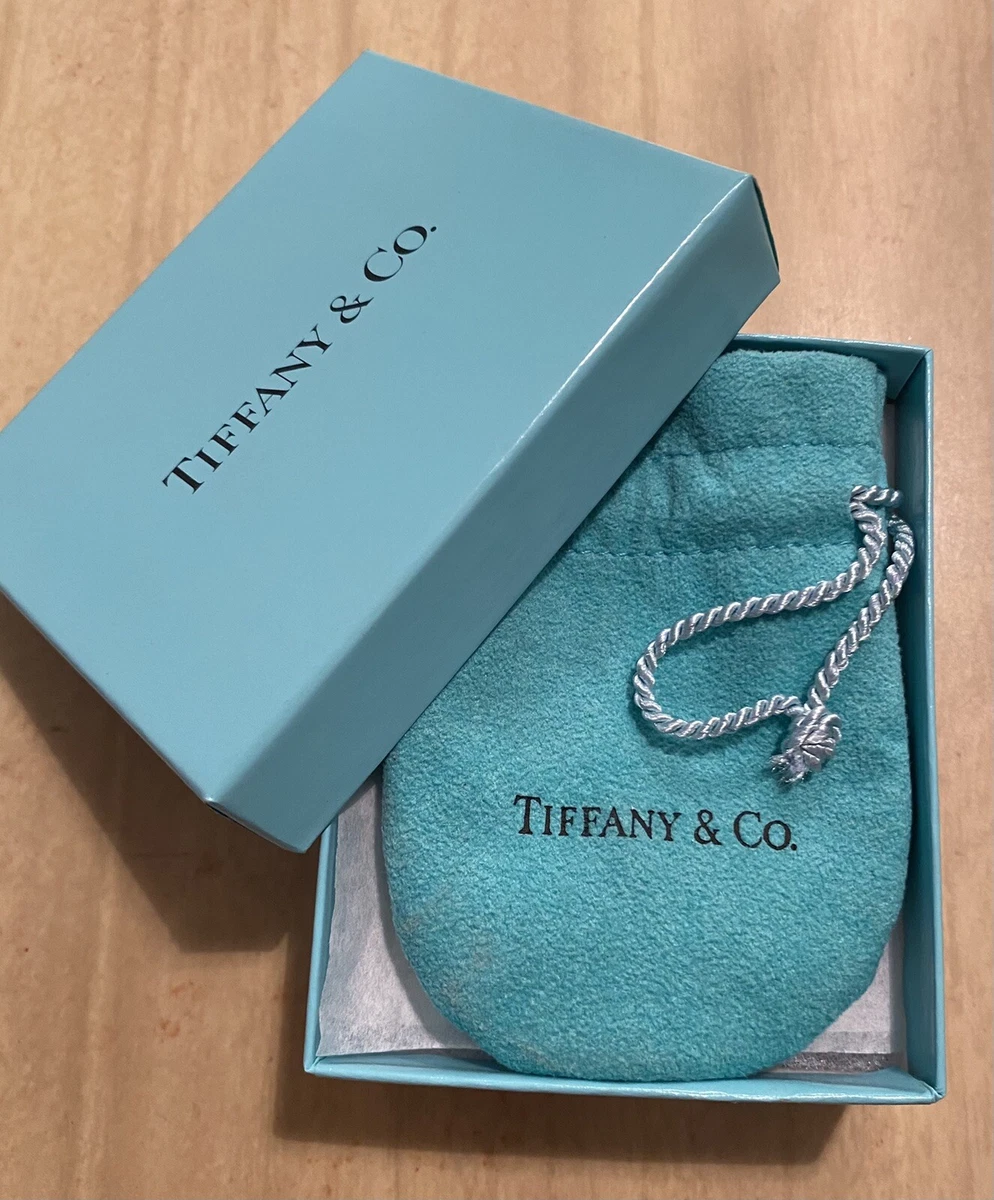 Tiffany & Co. Empty Packaging blue Jewelry Gift Box & Pouch