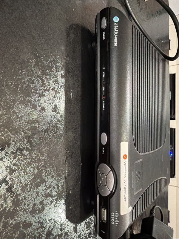 OEM AT&T U-Verse Cisco 4040836 With Power Adapter *WORKING* ISB7005 + HDMI Cord