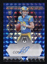 2023 Mosaic Showtime Signatures Blue Prizm 27/75 Stetson Bennett IV Auto 16wc