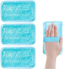 Ice Pack, Hot or Cold Pack Gel Bead Cooling Pad, Reusable for Injuries Medical
