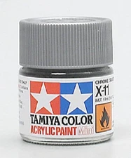 Tamiya Acrylic X-11 Chrome Silver Paint Jar 81511