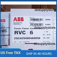 1PCS New ABB RVC-6 RVC6-1/5A Power Factor Controller In Box Brand