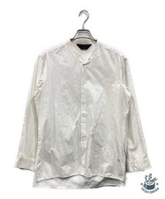 Essay band collar shirt Size: M White Men ES04SH-02