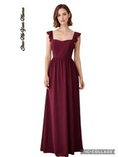 Show Me your MuMu June maxi dress in plum sleeveless size med