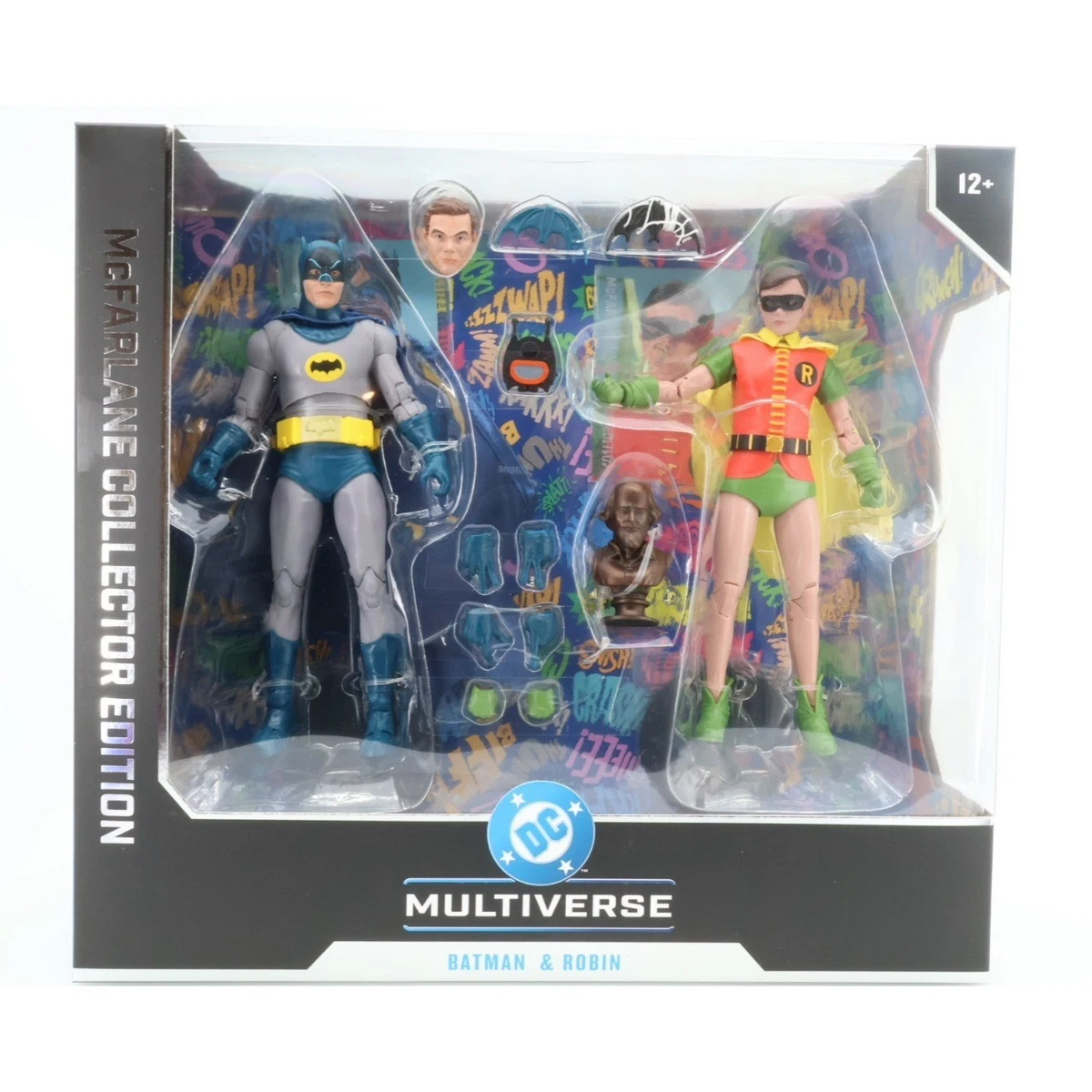 McFarlane DC Multiverse Batman & Robin 1966 Classic TV Series New 2-Pack Figure