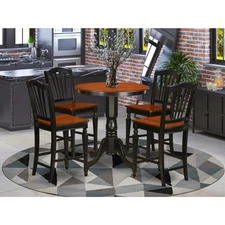 Counter Height Pub Set - Counter Height Table And Dining Chairs