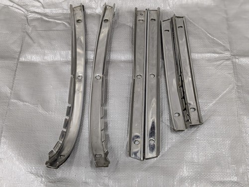 90-05 Mazda Miata MX5 OEM Soft Top Retainer Rail Weather Seal Gasket Bracket Set
