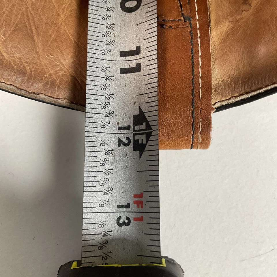 1960s Quilted Cowboy Boots Men’s 10 E USA Made Buckstitch - Image 4 of 4