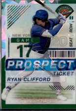 2024 Panini Prospect Ticket Cracked Ice 99/99 Ryan Clifford BUY 3 GET 1 FREE