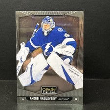 2024-25 O-Pee-Chee Platinum Base #27 Andrei Vasilevskiy Tampa Bay Lightning