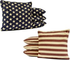 Tailgating Pros Regulation Cornhole Bags, Set of 8, Corn Filled  Handmade